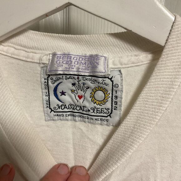 Swan & Swan Design Inc.Magical Tees Vintage 1992 90ts Mexico made in USA sz.L - Picture 3 of 6